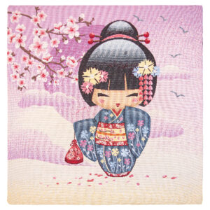 Poszewka gobelinowa Japonka róż