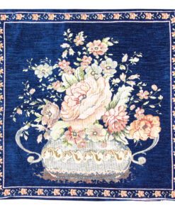 Poszewka gobelinowa Róże granat