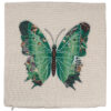 Poszewka gobelinowa Motyl zielony