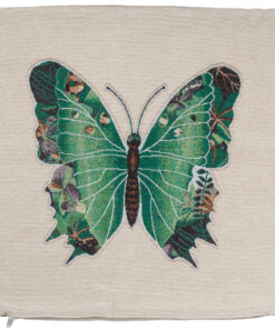 Poszewka gobelinowa Motyl zielony