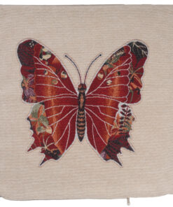 Poszewka gobelinowa Motyl czerwony
