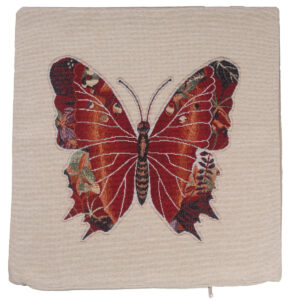 Poszewka gobelinowa Motyl czerwony