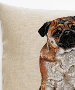 Poszewka gobelinowa Mops