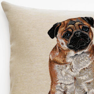 Poszewka gobelinowa Mops