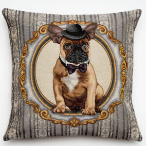 Poszewka gobelinowa Buldog Gentelman