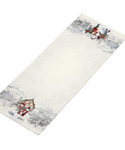 Bieżnik Biała zima 100cm x 38cm