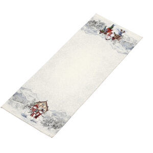 Bieżnik Biała zima 100cm x 38cm