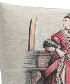 Poszewka gobelinowa Dama róż