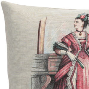 Poszewka gobelinowa Dama róż