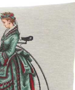 Poszewka gobelinowa Dama zieleń