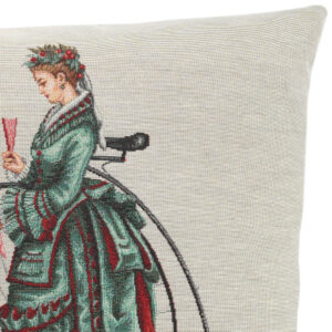 Poszewka gobelinowa Dama zieleń