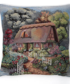 Poszewka gobelinowa Domek