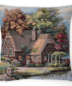 Poszewka gobelinowa domek z werandą
