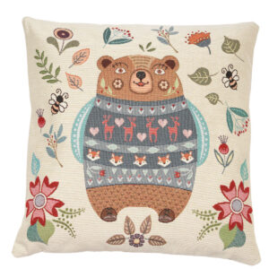 Poszewka gobelinowa Niedźwiadek