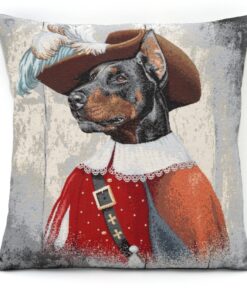 Poszewka gobelinowa Pies muszkieter