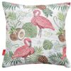 Poszewka gobelinowa Flamingi ecru