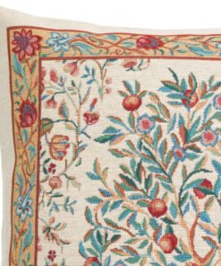 Poszewka gobelinowa Rajskie drzewo kolor beż