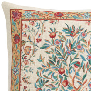 Poszewka gobelinowa Rajskie drzewo kolor beż