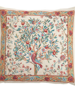 Poszewka gobelinowa Rajskie drzewo kolor beż