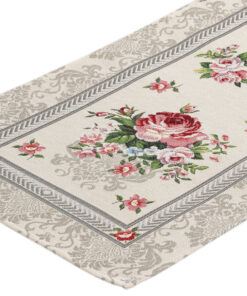 Bieżnik gobelinowy Róża beżowa