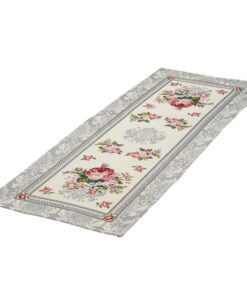 Alternative view of Bieżanik gobelinowy Róża szara 140cm x 42cm