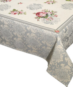 Obrus gobelinowy Róża szara 240cm x 140cm