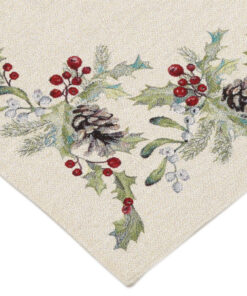 Alternative view of Serweta gobelinowa Wianek zielony 98cm x 98cm