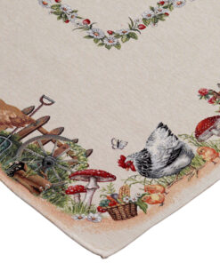 Alternative view of Serweta gobelinowa Wieś 98cm x 98cm